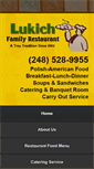 Mobile Screenshot of lukichrestaurant.com